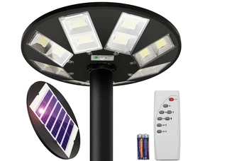 Uličná lampa - Pouličné svietidlo 2400 W 200000 lm solárne napájanie